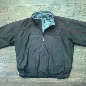 Men's Black Windbreaker Jacket